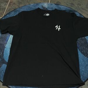 Stylish Lurking Class Black Short Sleeve Tee